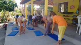 Prática de yoga no povoado de Sobradinho Maranhão 2015