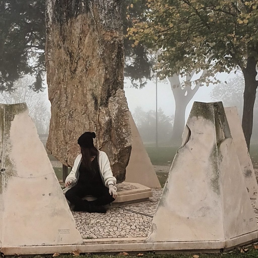 O nosso encontro:
Uma placa empoeirada dizia:
 -Antes mesmo de dar o próximo passo e prosseguir para dentro de meu espaço, peço por gentileza que tire os seus sapatos, afrouxe o laço das tuas certezas e entre com leveza. Por favor, não toque nas ervas, nem assuste os bichos e não pise nas formigas, pode ser que piquem e quando sair deixe a sua contribuição ao pé do Carvalho velho e não escute o senhor Nélio.
Seja bem-vindo a minha casa.