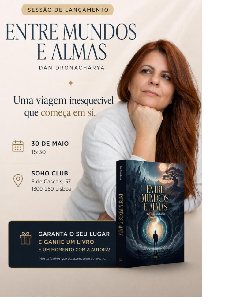 Lançamento do livro entre mundos e almas