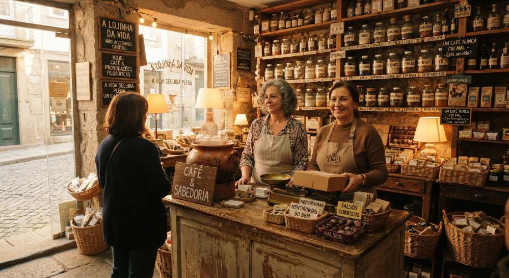 O TEMPO, A CONFIANÇA, A HONRA, A HONESTIDADE, A FIDELIDADE E A SABEDORIA — estes produtos raros não ficam expostos nas vitrines da frente e nem nas prateleiras das novidades. Ficam engavetados numa pilha de coisas velhas e com pouca saída, lá no fundo da loja, perto do almoxarifado, junto com os artigos que são ponta de estoque. Há quem saia de lá reclamando dos preços e murmure alto que a Vida está muito cara.